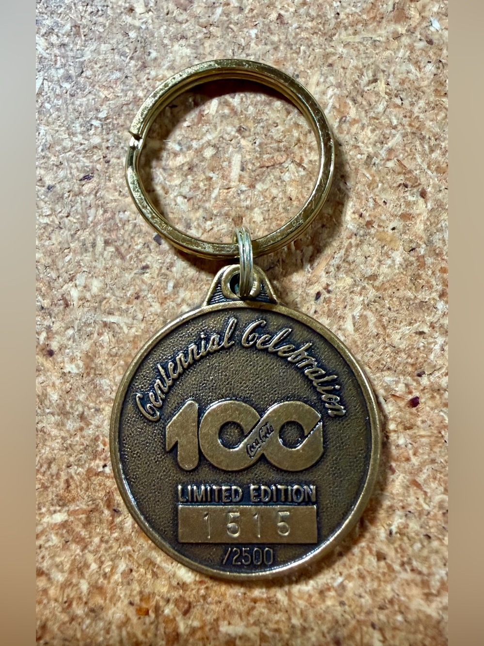 Coca-Cola Centennial Celebration 100 Years Limited Edition Keychain